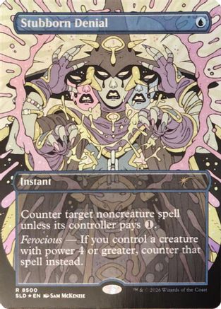 Stubborn Denial (SLD-8500) - Secret Lair Drop Series Foil-1