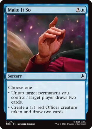 Make It So (TRK-071) - Star Trek Foil-1