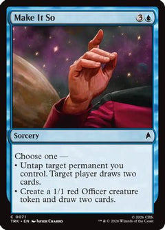 Make It So (TRK-071) - Star Trek Foil-1