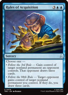 Rules of Acquisition (TRK-078) - Star Trek Foil-1