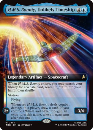H.M.S. Bounty, Unlikely Timeship (Extended Art) (TRK-451) - Star Trek-1
