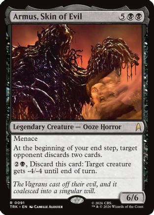 Armus, Skin of Evil (TRK-091) - Star Trek Foil-1