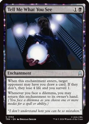 Tell Me What You See (TRK-132) - Star Trek Foil-1