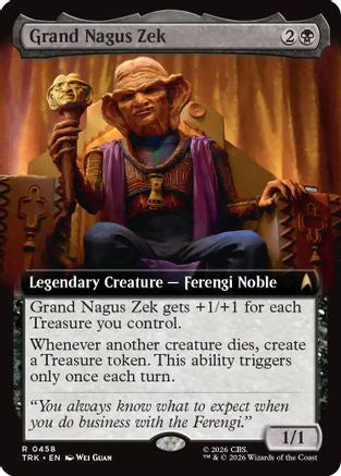 Grand Nagus Zek (Extended Art) (TRK-458) - Star Trek Foil-1