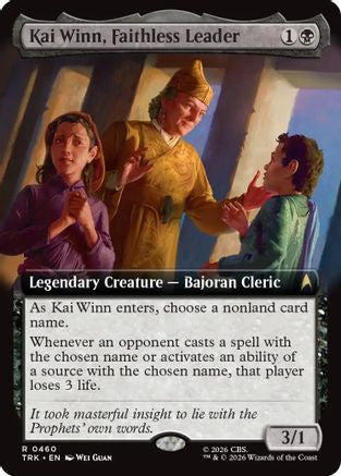 Kai Winn, Faithless Leader (Extended Art) (TRK-460) - Star Trek Foil-1