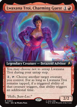Lwaxana Troi, Charming Guest (Extended Art) (TRK-464) - Star Trek Foil-1