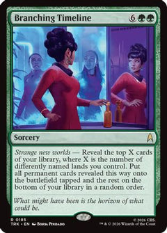 Branching Timeline (TRK-185) - Star Trek Foil-1