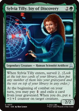 Sylvia Tilly, Joy of Discovery (TRK-217) - Star Trek-1