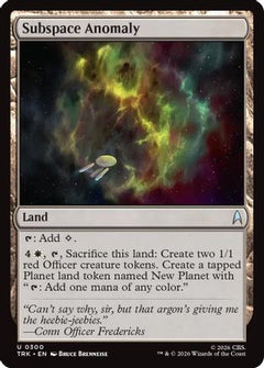 Subspace Anomaly (TRK-300) - Star Trek Foil-1