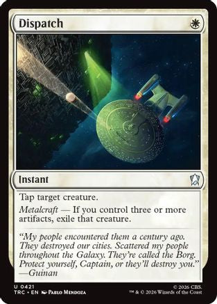 Dispatch (Surge Foil) (TRC-421) - Commander: Star Trek Foil-1