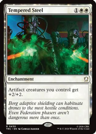 Tempered Steel (Surge Foil) (TRC-430) - Commander: Star Trek Foil-1