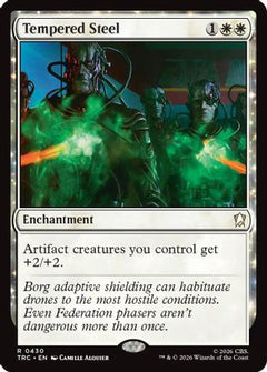 Tempered Steel (Surge Foil) (TRC-430) - Commander: Star Trek Foil-1