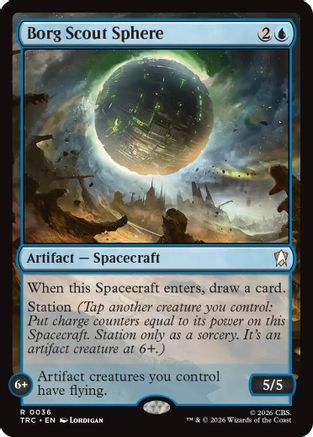 Borg Scout Sphere (TRC-036) - Commander: Star Trek-1