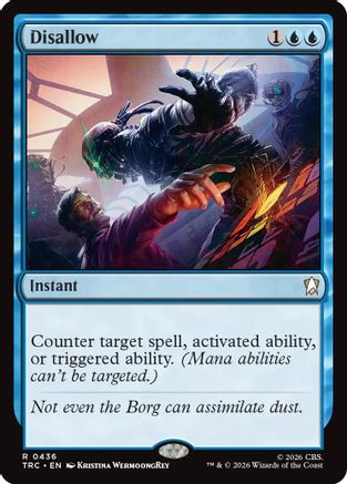 Disallow (Surge Foil) (TRC-436) - Commander: Star Trek Foil-1