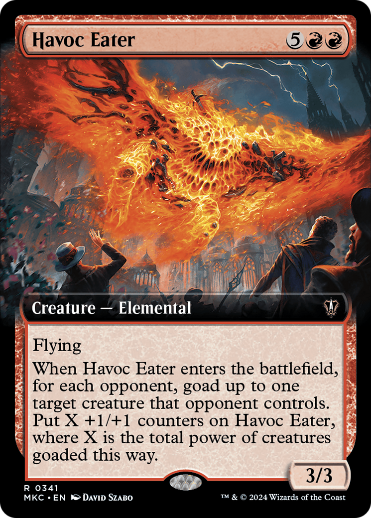 Havoc Eater (Extended Art) [Murders at Karlov Manor Commander]-1