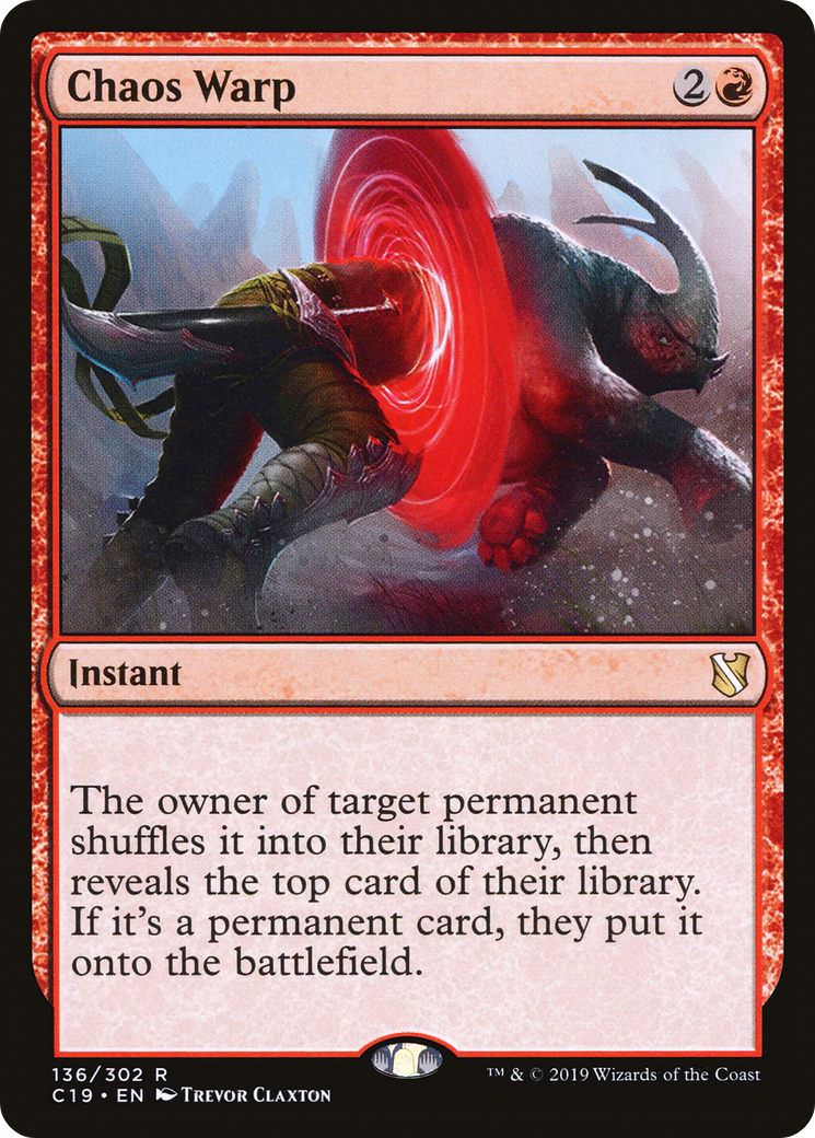 Chaos Warp [Commander 2019]-1
