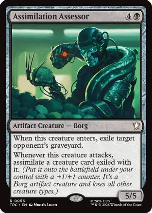 Assimilation Assessor (Surge Foil) (TRC-056) - Commander: Star Trek Foil-1