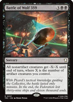 Battle of Wolf 359 (Surge Foil) (TRC-057) - Commander: Star Trek Foil-1