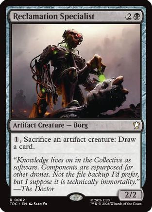 Reclamation Specialist (Surge Foil) (TRC-062) - Commander: Star Trek Foil-1