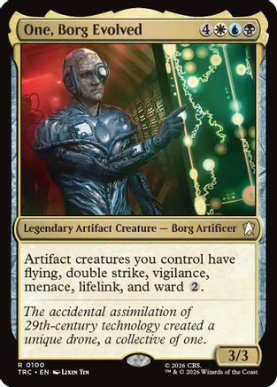 One, Borg Evolved (TRC-100) - Commander: Star Trek-1