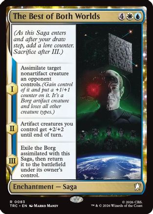 The Best of Both Worlds (Surge Foil) (TRC-083) - Commander: Star Trek Foil-1