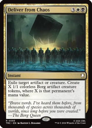 Deliver from Chaos (Surge Foil) (TRC-093) - Commander: Star Trek Foil-1