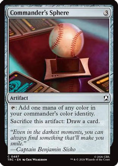 Commander's Sphere (Surge Foil) (TRC-487) - Commander: Star Trek Foil-1