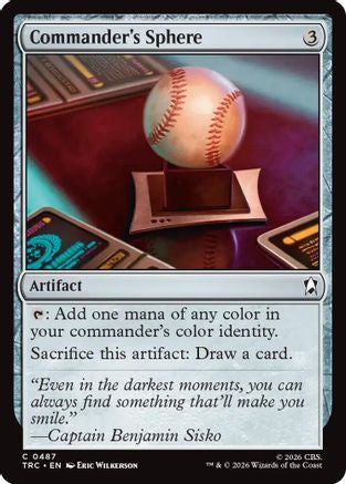 Commander's Sphere (Surge Foil) (TRC-487) - Commander: Star Trek Foil-1
