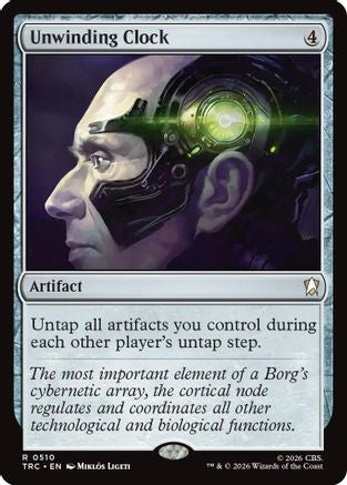 Unwinding Clock (Surge Foil) (TRC-510) - Commander: Star Trek Foil-1