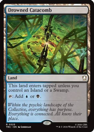 Drowned Catacomb (Surge Foil) (TRC-525) - Commander: Star Trek Foil-1