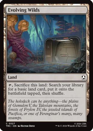 Evolving Wilds (Surge Foil) (TRC-527) - Commander: Star Trek Foil-1