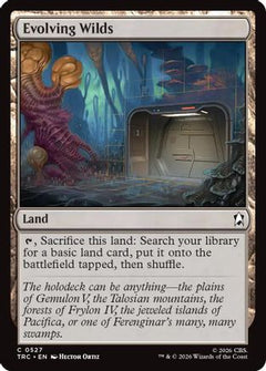 Evolving Wilds (Surge Foil) (TRC-527) - Commander: Star Trek Foil-1