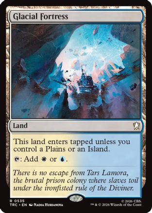 Glacial Fortress (Surge Foil) (TRC-535) - Commander: Star Trek Foil-1
