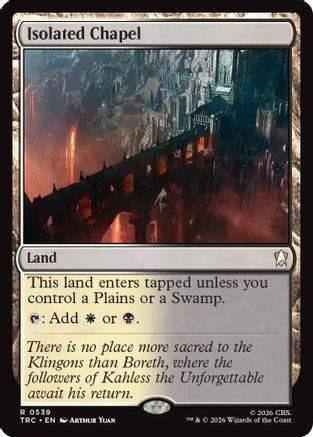 Isolated Chapel (Surge Foil) (TRC-539) - Commander: Star Trek Foil-1