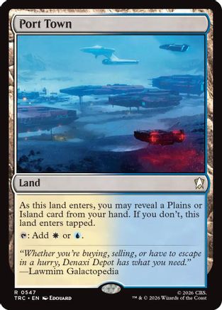 Port Town (Surge Foil) (TRC-547) - Commander: Star Trek Foil-1