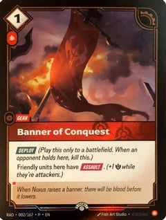 Banner of Conquest (002/167) - Riftbound Organized Play Promotional Cards Foil-1