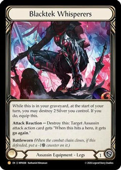 Blacktek Whisperers (MPA008) - Mastery Pack Assassin Rainbow Foil-1