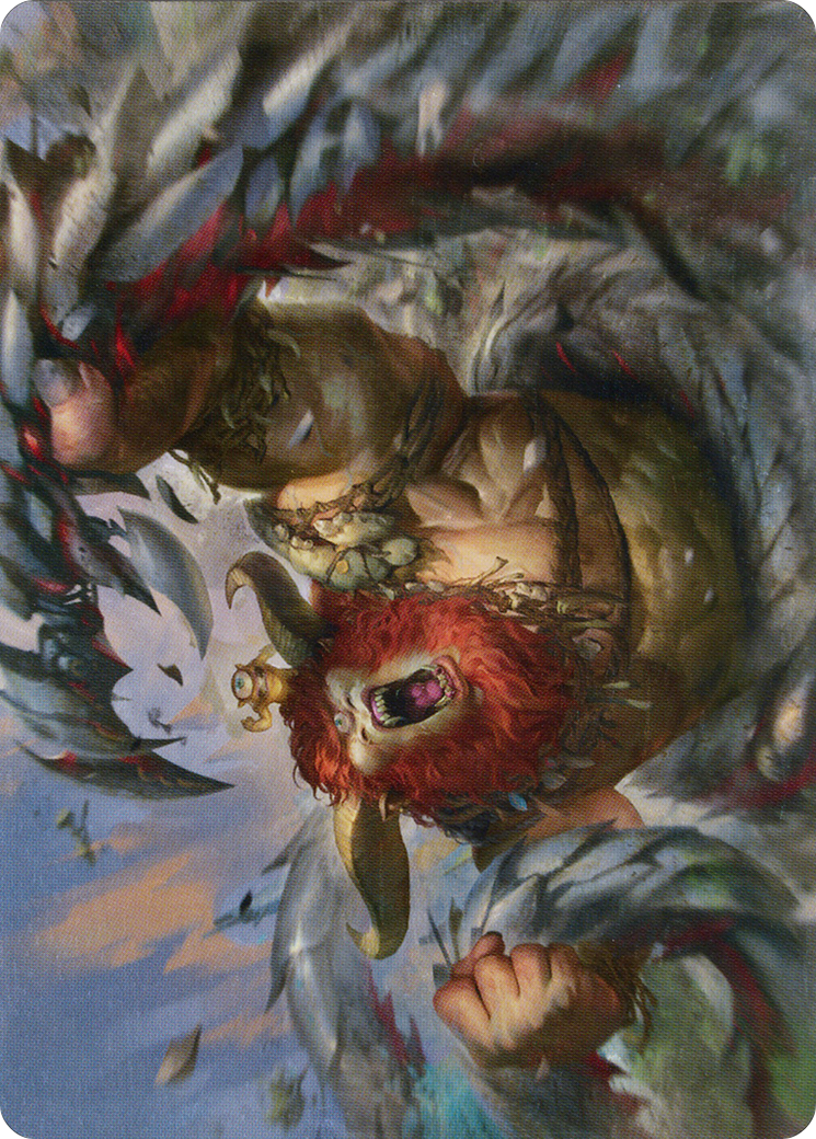Borborygmos and Fblthp // Borborygmos and Fblthp (AMOM-042) - March of the Machine Art Series (Borderless) Foil-3