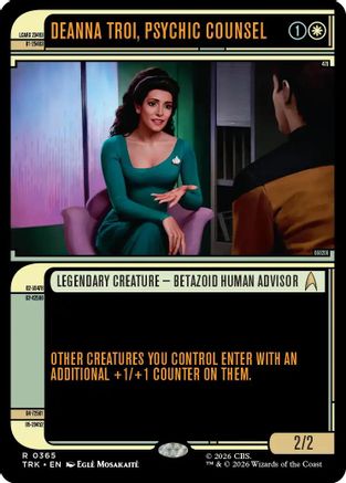 Deanna Troi, Psychic Counsel (Showcase) (TRK-365) - Star Trek-1