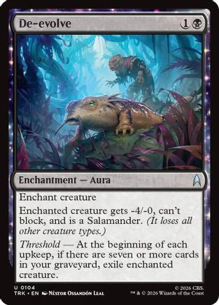 De-evolve (TRK-104) - Star Trek Foil-1