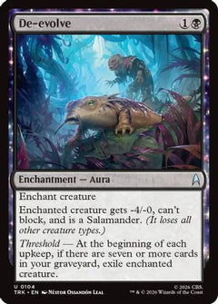 De-evolve (TRK-104) - Star Trek Foil-1