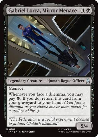 Gabriel Lorca, Mirror Menace (TRK-108) - Star Trek-1