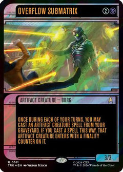 Overflow Submatrix (Showcase) (Surge Foil) (TRK-511) - Star Trek Foil-1