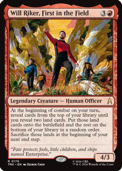 Will Riker, First in the Field (TRK-179) - Star Trek Foil-1