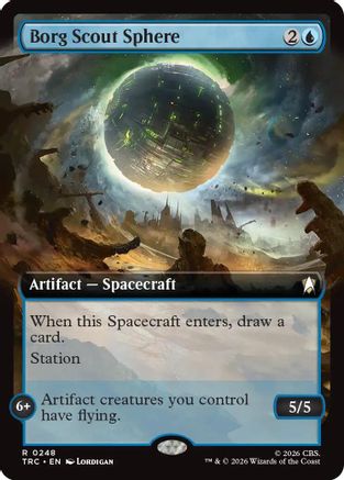 Borg Scout Sphere (Extended Art) (TRC-248) - Commander: Star Trek-1
