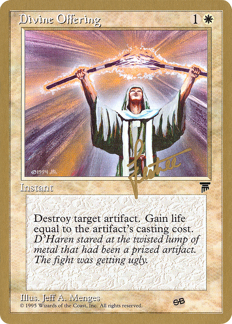 Divine Offering (Bertrand Lestree) (SB) [Pro Tour Collector Set]-1