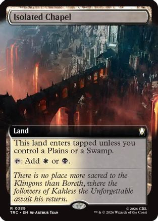 Isolated Chapel (Extended Art) (TRC-389) - Commander: Star Trek-1