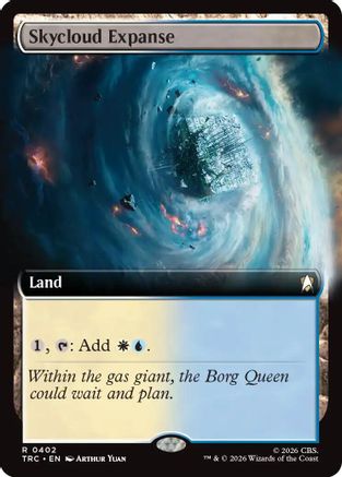 Skycloud Expanse (Extended Art) (TRC-402) - Commander: Star Trek-1