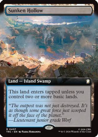 Sunken Hollow (Extended Art) (TRC-407) - Commander: Star Trek-1
