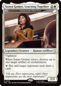 Sonya Gomez, Learning Together - Loran of the Third Path (TRC-424) - Commander: Star Trek-1
